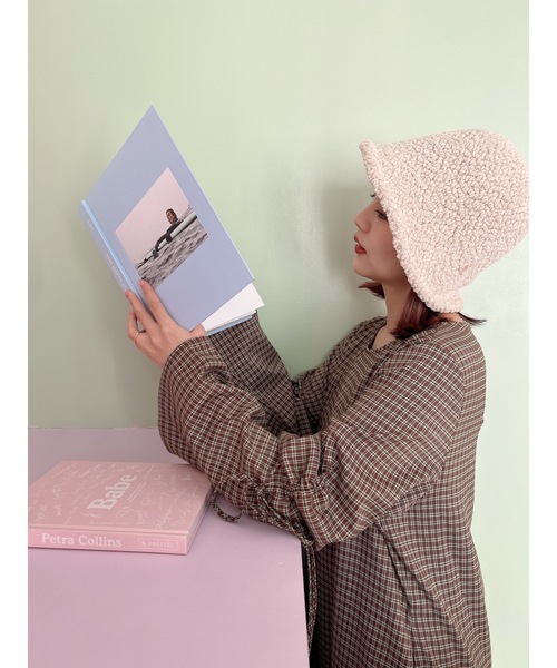 JUMELLE（ジュメロ）の「ボアバケットハット（ハット・レディース・ブラック/アイボリー・FREE）」の17枚目の写真
