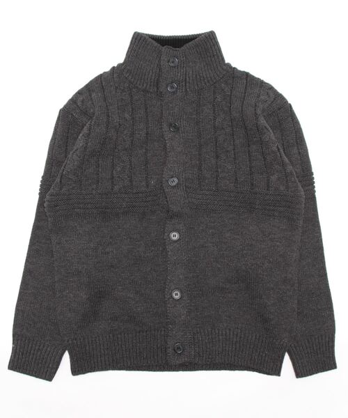 CERCA(チェルカ)の「bling leads/A/T ケーブル切替H/Nカーデ(カーディガン/ボレロ・メンズ・ブラック/チャコールグレー/ブルー系その他/ベージュ・MEDIUM/LARGE)」の7枚目の写真