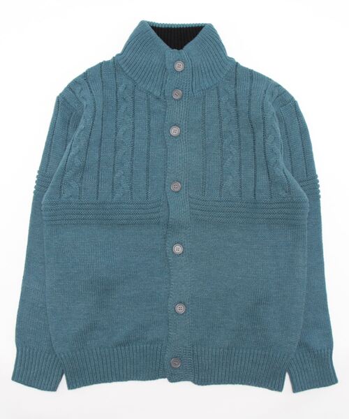 CERCA(チェルカ)の「bling leads/A/T ケーブル切替H/Nカーデ(カーディガン/ボレロ・メンズ・ブラック/チャコールグレー/ブルー系その他/ベージュ・MEDIUM/LARGE)」の8枚目の写真