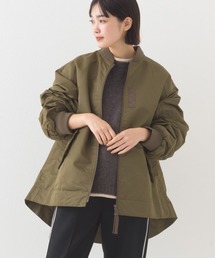 OMNES | ナイロンAライン裾ボリュームブルゾン(ブルゾン)