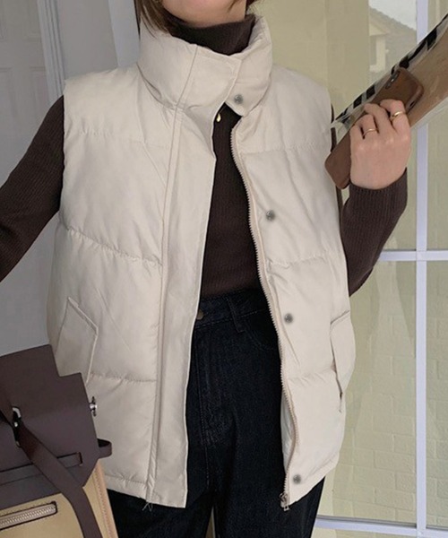 Chaco closet（チャコ クローゼット）の「スタンドカラー中綿ベスト