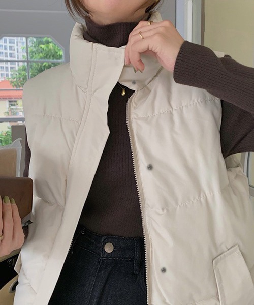 Chaco closet（チャコ クローゼット）の「スタンドカラー中綿ベスト