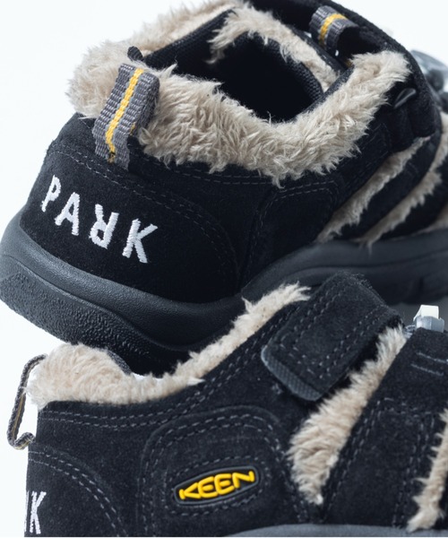KEEN（キーン）の「NEWPORT SHOE / ニューポート シュー ★Collaboration with《THE PARK SHOP》 / キッズ スニーカー（スニーカー・キッズ・ブラック×ベージュ・11.5cm/12.5cm/13.5cm/14.5cm）」の4枚目の写真
