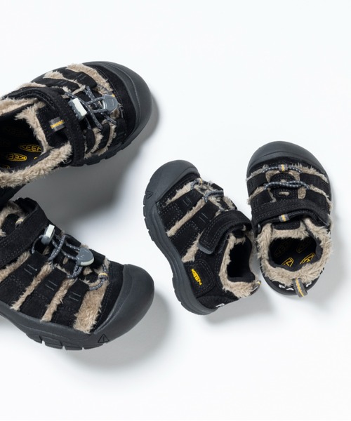 KEEN（キーン）の「NEWPORT SHOE / ニューポート シュー ★Collaboration with《THE PARK SHOP》 / キッズ スニーカー（スニーカー・キッズ・ブラック×ベージュ・11.5cm/12.5cm/13.5cm/14.5cm）」の6枚目の写真
