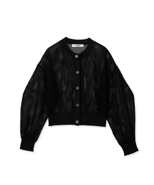 fur fur ボレロ風カーディガン FURFUR（ファーファー）の「メッシュカーディガン（カーディガン