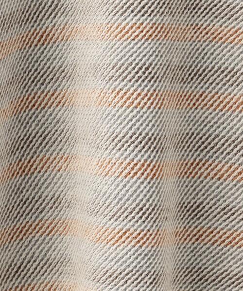 green label relaxing（グリーンレーベルリラクシング）の「ツイル裏ボーダー クルーネック ニット（ニット/セーター・メンズ・グレー/オフホワイト/ダークグレー・S/M/L/XL）」の15枚目の写真