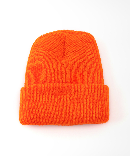 oriens ジャーナルスタンド　ビーニー Dime/ダイム】 CURSIVE FOLD BEANIE（ニットキャップ・ビーニー