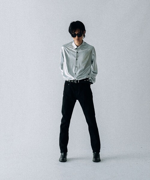 VAPORIZE(ヴェイパライズ)の「VAPORIZE / Regular Collar Shirt(シャツ/ブラウス・メンズ・シルバー/ブラック・SMALL/MEDIUM/LARGE)」の7枚目の写真