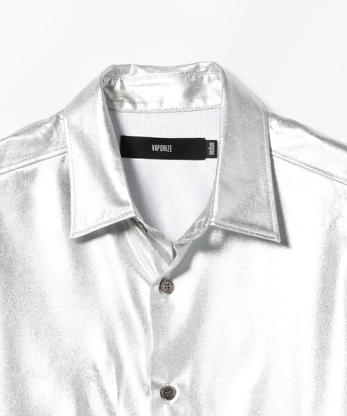 VAPORIZE(ヴェイパライズ)の「VAPORIZE / Regular Collar Shirt(シャツ/ブラウス・メンズ・シルバー/ブラック・SMALL/MEDIUM/LARGE)」の12枚目の写真