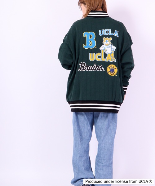 UCLA(ユーシーエルエー)の「UCLA ハーフ釦リブライントレーナー(スウェット・メンズ・マスタード/アイボリー/ブルー/グリーン・L/M)」の14枚目の写真