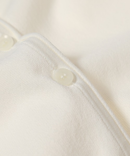 LOW CLASSIC(ロウ クラシック)の「ROUND SLEEVE KNIT CARDIGAN(カーディガン/ボレロ・レディース・ホワイト・S)」の4枚目の写真