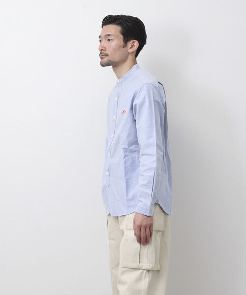 DANTON(ダントン)の「【DANTON/ダントン】BAND COLLAR SHIRT L/S YOX バンドカラーシャツ(シャツ/ブラウス・メンズ・キナリ/ホワイト/ブルー・38/40/42/44)」の15枚目の写真