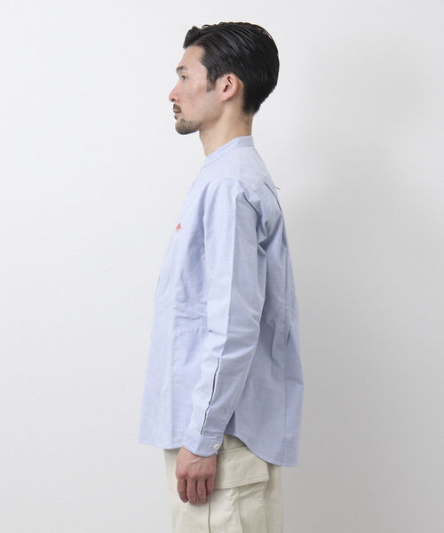 DANTON(ダントン)の「【DANTON/ダントン】BAND COLLAR SHIRT L/S YOX バンドカラーシャツ(シャツ/ブラウス・メンズ・キナリ/ホワイト/ブルー・38/40/42/44)」の19枚目の写真