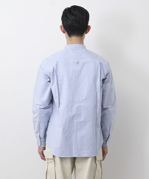 DANTON(ダントン)の「【DANTON/ダントン】BAND COLLAR SHIRT L/S YOX バンドカラーシャツ(シャツ/ブラウス・メンズ・キナリ/ホワイト/ブルー・38/40/42/44)」の20枚目の写真