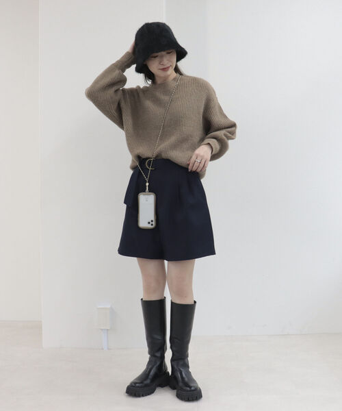 fredy emue（フレディエミュ）の「フェザーバケハ（ハット・レディース・キャメル/クリーム/ブラック・FREE）」の7枚目の写真