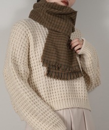 lawgy | houndstooth compact muffler(マフラー)