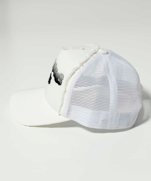 1piu1uguale3 RELAX（ウノピュウノウグァーレトレリラックス）の「1PIU1UGUALE3 RELAX(ウノピゥウノウグァーレトレ リラックス)グラデーション3Dロゴキャップ（キャップ・メンズ・ブラック/ホワイト・ONE SIZE）」の13枚目の写真