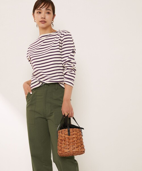 Aresense（アーセンス）の「BAGMATI/バグマティー ARULOG/アルログ レザーハンドルカゴバッグ（ハンドバッグ・レディース・ブラック・ONE SIZE）」の9枚目の写真