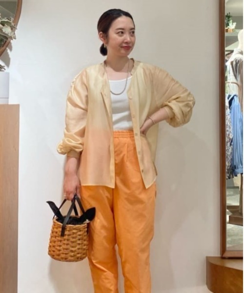 Aresense（アーセンス）の「BAGMATI/バグマティー ARULOG/アルログ レザーハンドルカゴバッグ（ハンドバッグ・レディース・ブラック・ONE SIZE）」の14枚目の写真