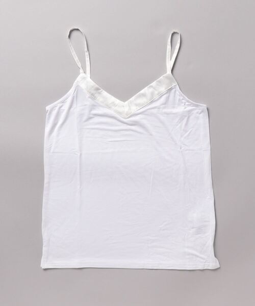 Doux archives(ドゥアルシーヴ)の「サテン切替キャミソール(キャミソール・レディース・ネイビー/ブラック/オフホワイト・FREE)」の5枚目の写真