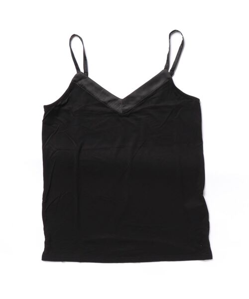 Doux archives(ドゥアルシーヴ)の「サテン切替キャミソール(キャミソール・レディース・ネイビー/ブラック/オフホワイト・FREE)」の7枚目の写真