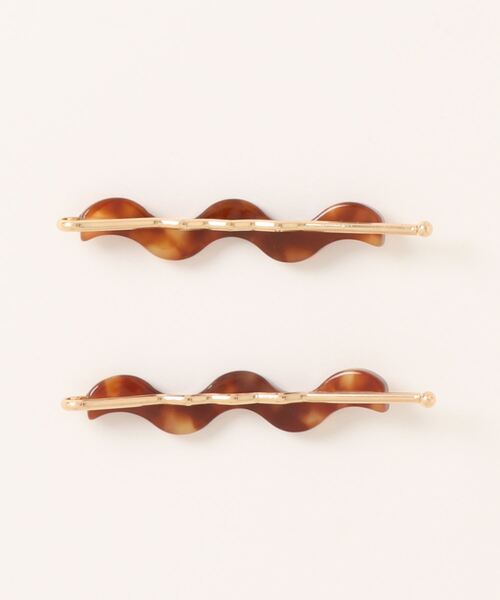 Chico(チコ)の「【2023SS】うねうねクリアピン(ヘアピン・レディース・アイボリー/グリーン/ブラウン・FREE)」の12枚目の写真