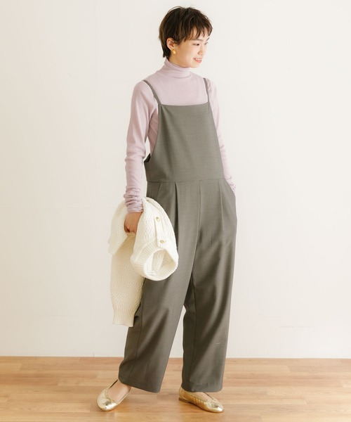 URBAN RESEARCH(アーバンリサーチ)の「シャーリングスリーブタートルネックカットソー(Tシャツ/カットソー・レディース・ピンク/ベージュ系その他/グリーン系その他・FREE)」の9枚目の写真