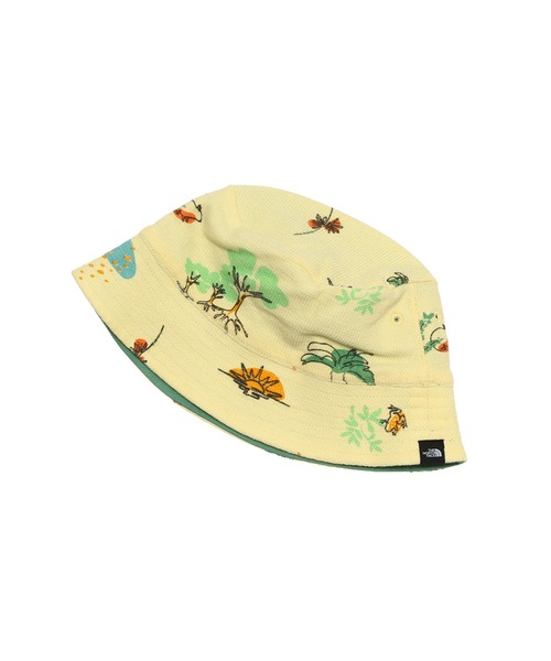 THE NORTH FACE(ザノースフェイス)の「THE NORTH FACE Baby Hat & Bib Set NNB02211(ニットキャップ/ビーニー・キッズ・グレー/ネイビー/グリーン・FREE)」の8枚目の写真