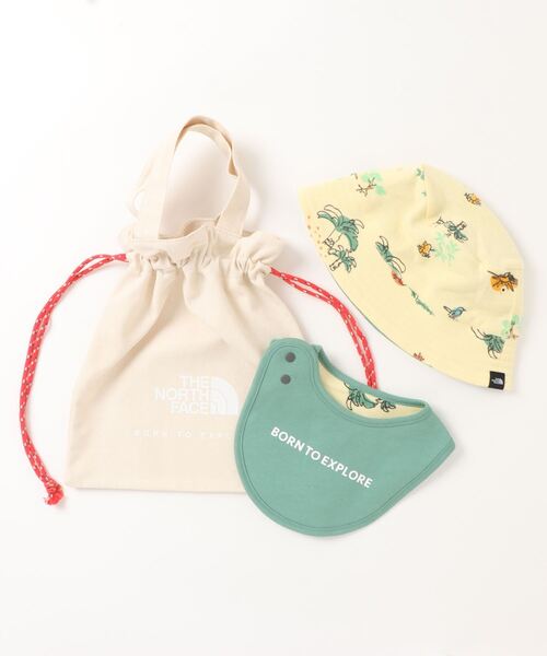 THE NORTH FACE(ザノースフェイス)の「THE NORTH FACE Baby Hat & Bib Set NNB02211(ニットキャップ/ビーニー・キッズ・グレー/ネイビー/グリーン・FREE)」の13枚目の写真