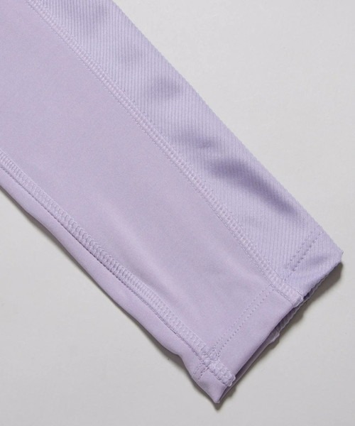 Reebok（リーボック）の「ヨガ リブ タイツ / YOGA HR RIB TIGHT（レギンス/スパッツ・レディース・ブラック/パープル・SMALL/LARGE/MEDIUM/X-LARGE/X-SMALL）」の6枚目の写真