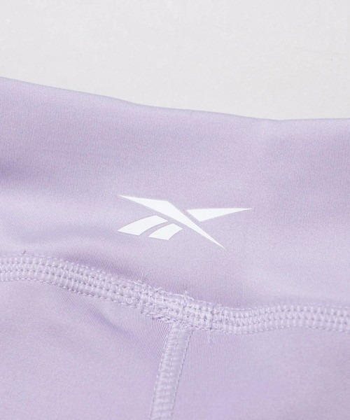 Reebok（リーボック）の「ヨガ リブ タイツ / YOGA HR RIB TIGHT（レギンス/スパッツ・レディース・ブラック/パープル・SMALL/LARGE/MEDIUM/X-LARGE/X-SMALL）」の7枚目の写真