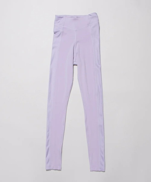 Reebok（リーボック）の「ヨガ リブ タイツ / YOGA HR RIB TIGHT（レギンス/スパッツ・レディース・ブラック/パープル・SMALL/LARGE/MEDIUM/X-LARGE/X-SMALL）」の10枚目の写真