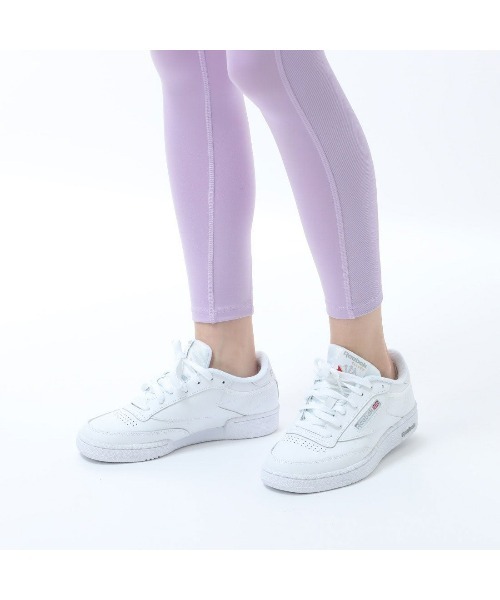 Reebok（リーボック）の「ヨガ リブ タイツ / YOGA HR RIB TIGHT（レギンス/スパッツ・レディース・ブラック/パープル・SMALL/LARGE/MEDIUM/X-LARGE/X-SMALL）」の13枚目の写真
