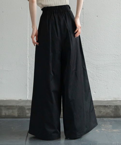 ジーヴィジーヴィ ハイウェストワイドパンツ ZIPハイウエストワイドパンツ（その他パンツ）｜VACANCY