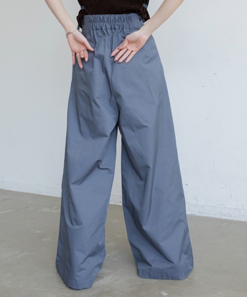 VACANCY（ヴァカンシー）の「ZIPハイウエストワイドパンツ（その他パンツ・レディース・ブラック/ホワイト/ダークブルー・MEDIUM/LARGE）」の19枚目の写真