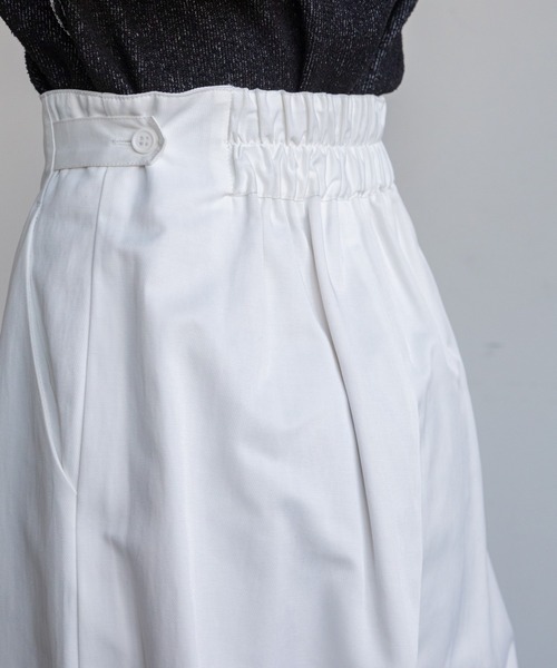 VACANCY（ヴァカンシー）の「ZIPハイウエストワイドパンツ（その他パンツ・レディース・ブラック/ホワイト/ダークブルー・MEDIUM/LARGE）」の10枚目の写真