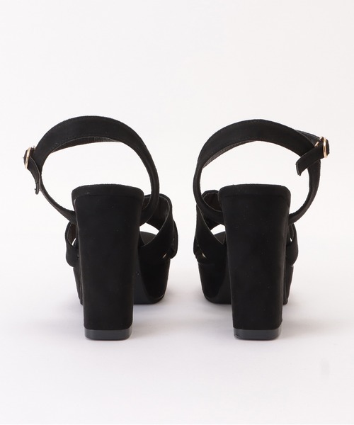 【ご購入者様確定済】PIPPICHIC スエード 黒 ヒールサンダル PIPPICHIC / ピッピシック | UNITED ARROWS 別注 スウェード
