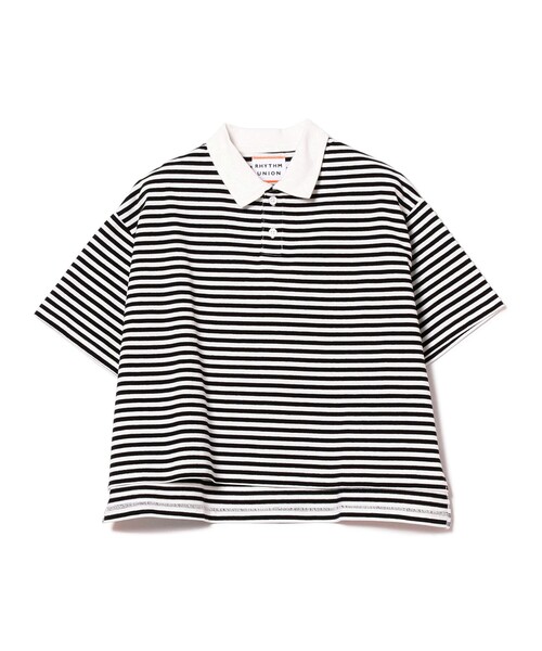 こども ビームス（コドモビームス）の「RHYTHM UNION / ビッグ ポロシャツ 23（100～120cm）（ポロシャツ・キッズ・ブラック/ホワイト/ネイビー/レッド・100/110/120）」の9枚目の写真