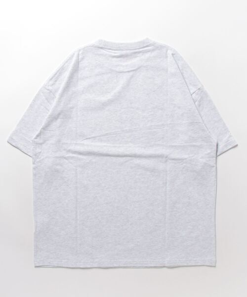 BEN DAVIS（ベンデイビス）の「《BEN DAVIS》 LADIES PRINT TEE/抗菌防臭（Tシャツ/カットソー・レディース・アッシュグレー/チャコールグレー・FREE）」の3枚目の写真