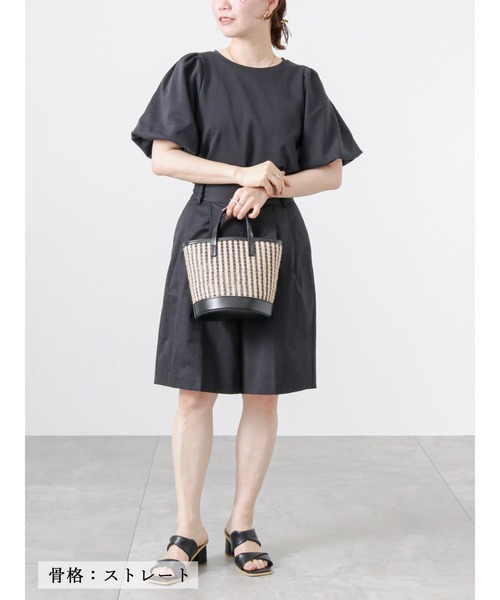 Te chichi（テチチ）の「【スタイル美人カットソー】ボリュームバルーンスリーブカットソー（Tシャツ/カットソー・レディース・オフホワイト/グリーン/ブラック・ﾌﾘ-）」の14枚目の写真