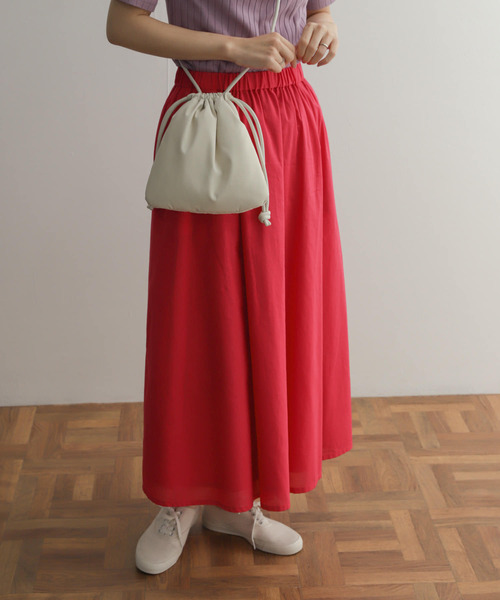 URBAN RESEARCH DOORS(アーバンリサーチドアーズ)の「コットンローンギャザースカート(スカート・レディース・ピンク/グリーン/ネイビー・MEDIUM)」の18枚目の写真