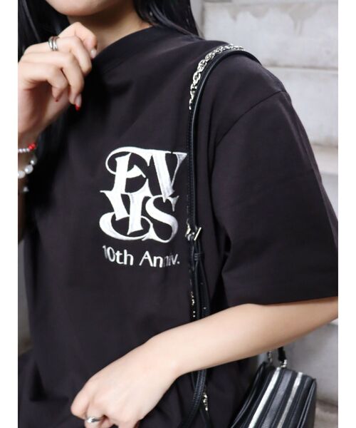 FRUIT OF THE LOOM（フルーツオブザルーム）の「【10周年記念】FRUIT OF THE LOOM コラボＴシャツ（Tシャツ/カットソー・レディース・ホワイト/ブラック・FREE）」の9枚目の写真