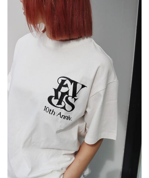 FRUIT OF THE LOOM（フルーツオブザルーム）の「【10周年記念】FRUIT OF THE LOOM コラボＴシャツ（Tシャツ/カットソー・レディース・ホワイト/ブラック・FREE）」の17枚目の写真