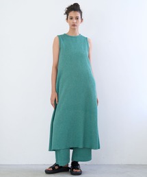LANVIN en Bleu | ループシャガードノースリーブワンピース(ワンピース)