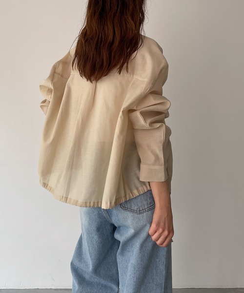 「CANAL JEAN」 「El mar」長袖シャツ ONE SIZE アイボリー レディース CANAL JEAN（キャナルジーン）の「El mar(エルマール) ノー
