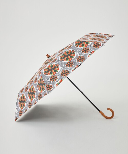 green label relaxing（グリーンレーベルリラクシング）の「＜CLOUDY×green label relaxing＞ パラソル / 折りたたみ 傘 / 晴雨兼用 / レイン（折りたたみ傘・レディース・ブラウン/ライム/オレンジ・FREE）」の3枚目の写真