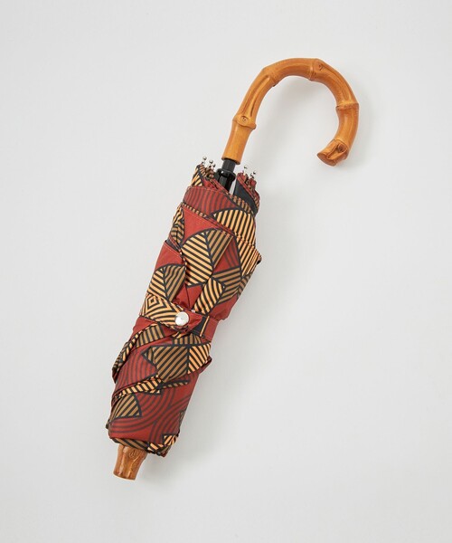 green label relaxing（グリーンレーベルリラクシング）の「＜CLOUDY×green label relaxing＞ パラソル / 折りたたみ 傘 / 晴雨兼用 / レイン（折りたたみ傘・レディース・ブラウン/ライム/オレンジ・FREE）」の4枚目の写真