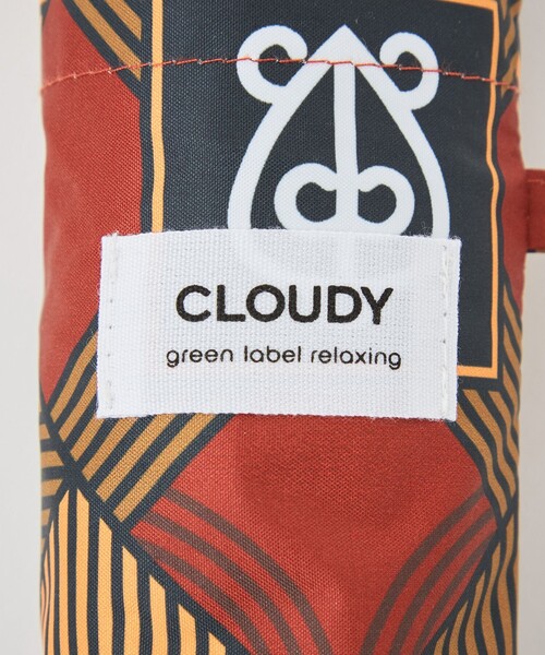green label relaxing（グリーンレーベルリラクシング）の「＜CLOUDY×green label relaxing＞ パラソル / 折りたたみ 傘 / 晴雨兼用 / レイン（折りたたみ傘・レディース・ブラウン/ライム/オレンジ・FREE）」の12枚目の写真