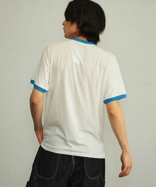 Wrangler（ラングラー）の「Wrangler/ラングラー リンガー 半袖Tシャツ（Tシャツ/カットソー・メンズ・ホワイト/グリーン/チャコール・LARGE/MEDIUM/X-LARGE/SMALL）」の12枚目の写真