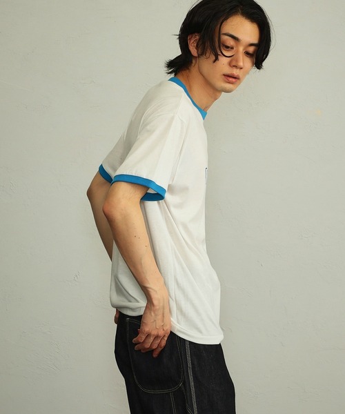 Wrangler（ラングラー）の「Wrangler/ラングラー リンガー 半袖Tシャツ（Tシャツ/カットソー・メンズ・ホワイト/グリーン/チャコール・LARGE/MEDIUM/X-LARGE/SMALL）」の11枚目の写真